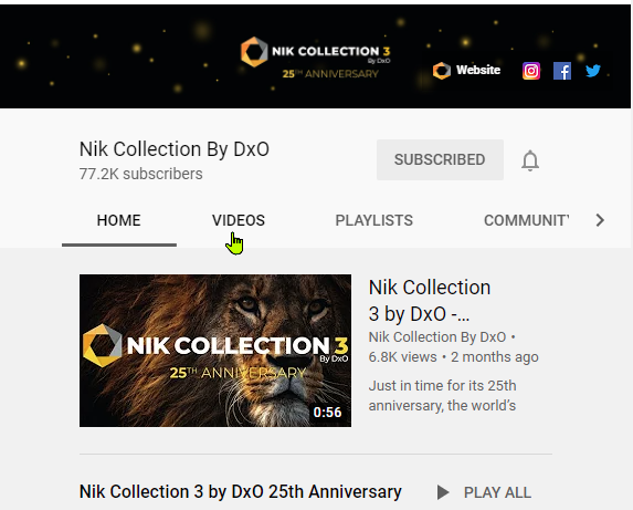 Nik Collection user – quick tip